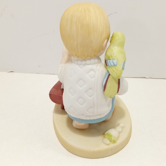 SHIPMATES Boy With Sailboat Figurine Nursery Decor By Maggie Murphy Vintage - Picture 5 of 9